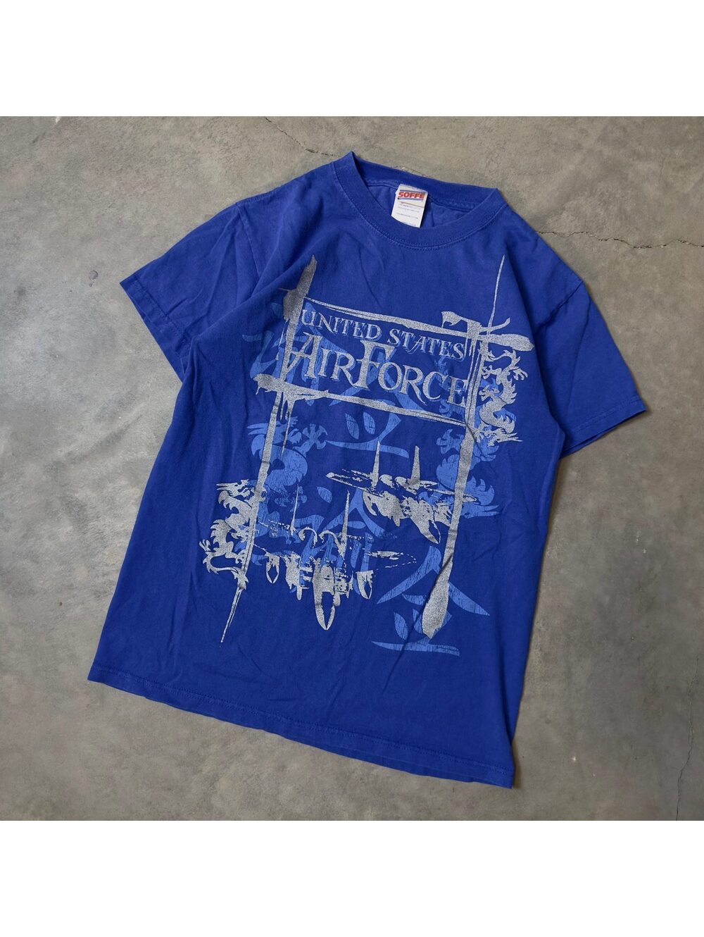 Vintage Y2K Soffe United States Air Force Graphic Tee Mens S